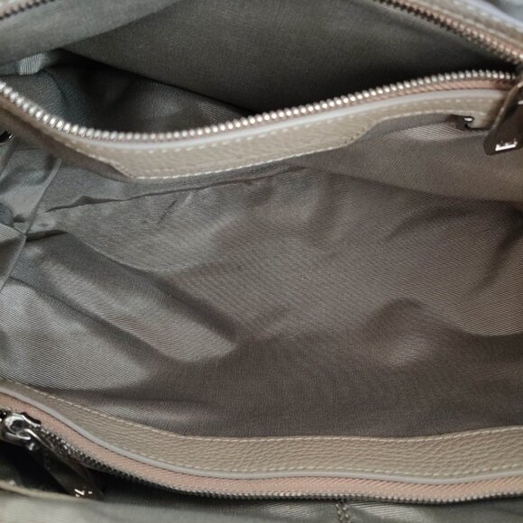 Massaccesi Minerva Midi Bag in Pebbled Taupe - Picture 9 of 11